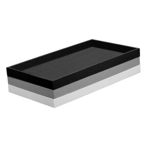 1-1(G)**1" H standard size utility wood tray - Grey