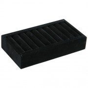 210(BK)**Bangle Tray (7 1/2"L) - Black velvet
