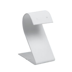 229-3L(W)**Curved Earring Stand (1 1/2"L x 3 1/4"H) - White