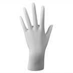 234(W)**RELAXED POSE hand display - White