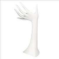 236(W)**OPENED FINGERS hand display - White