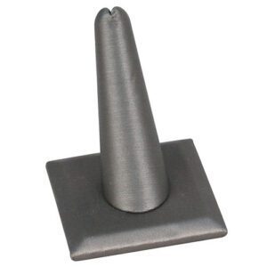 244-4R(SG)**Finger ring stand** SQUARE base - steel grey