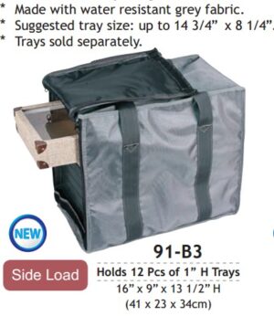 91-B3**(small) Soft PVC carrying case - Grey