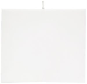 93-4L(W)**Half-size Faux leather pad - White