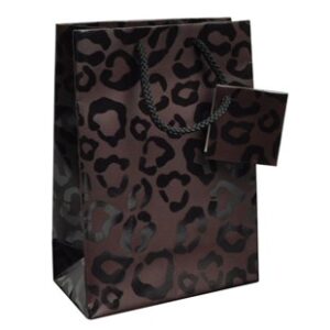 BX3858-LD**Shopping Tote (LEPOPARD)-4 3/4"W x 2 1/2"Dx6 3/4"H