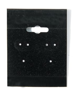 Item No. BX561**Black 1 1/2"x2"(Plain) Hanging card, 100pcs/bag