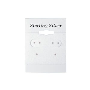 Item No. BX561-1SB**White 1 1/2"x2"-S.Silver(BK)Hanging card,100 pc/ba
