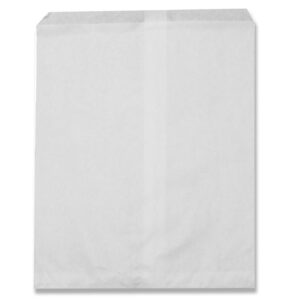 EN004-WH**8.5" x 11" paper gift bag - Plain White