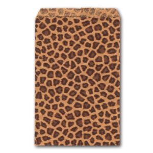 EN196**5" x 7" paper gift bag (Leopard Print)