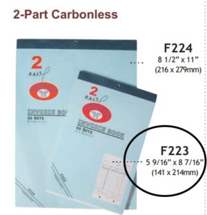 Item No. F223**2-Part(50set) Invoice Carbonless Paper (Large)
