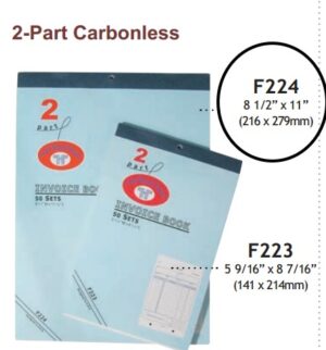 Item No. F224**2-Part(50set) Invoice Carbonless Paper(X-large)