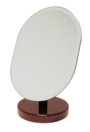 Item No. MR-1816W-RW**Oval wooden frame mirror - Rosewood